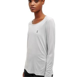 On Running Gray Long Sleeve Relaxed Tee